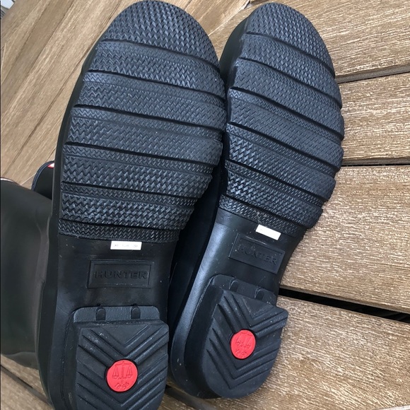 (Sold) Hunter Original Tall Rain Boots in Two-Tone - Picture 6 of 8